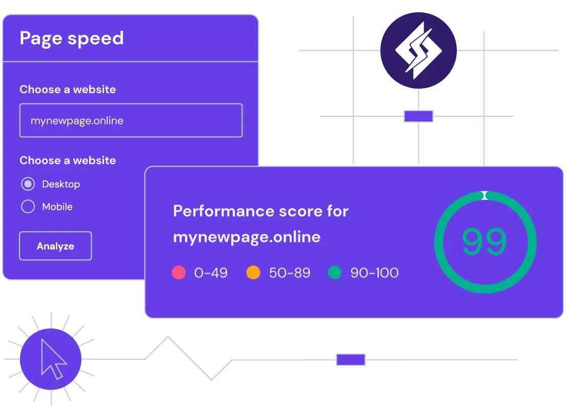 Web hosting with a high performance score