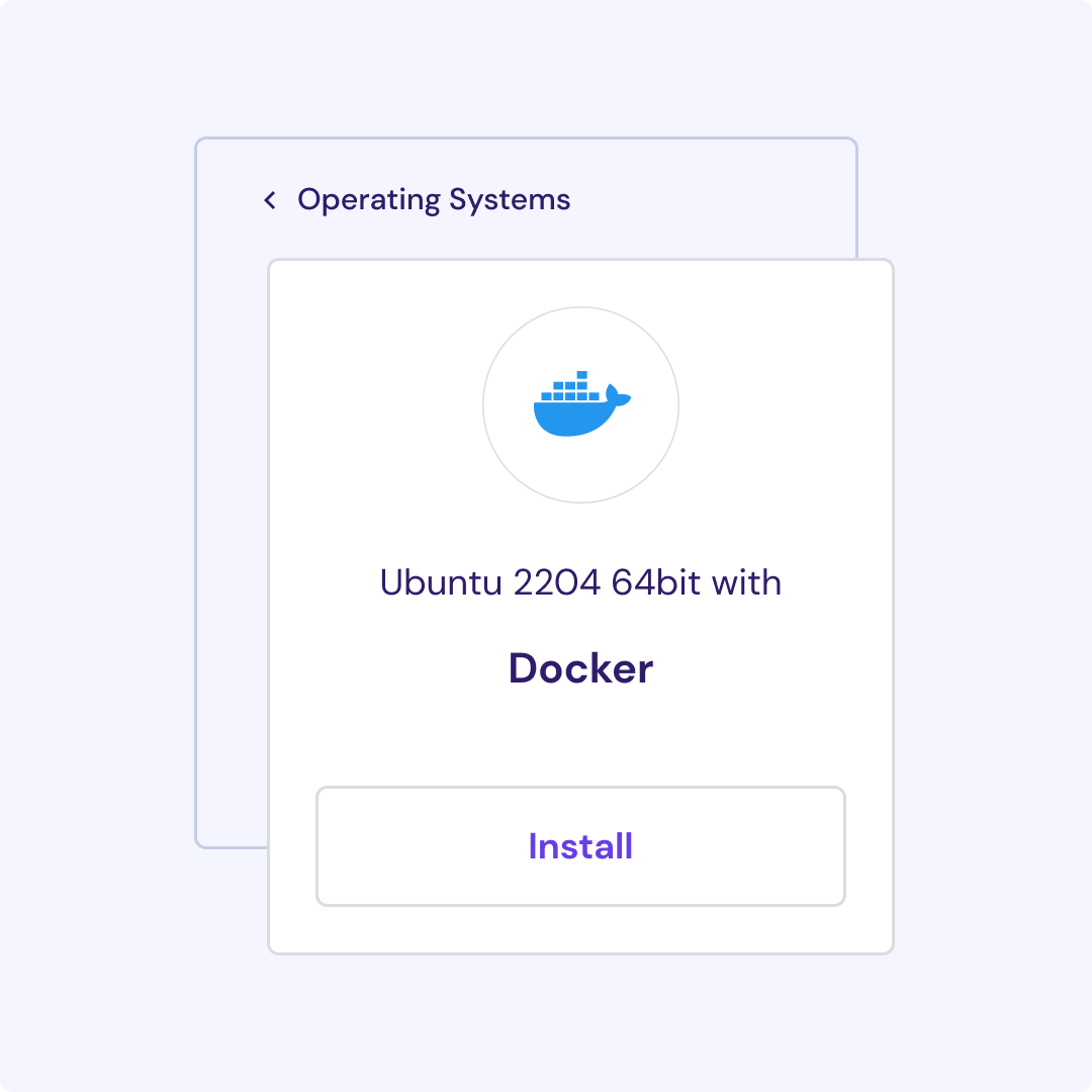 Docker Template Easy Installation