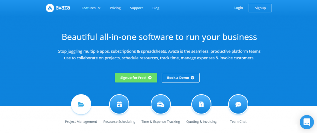 Avaza, a WordPress project management plugin