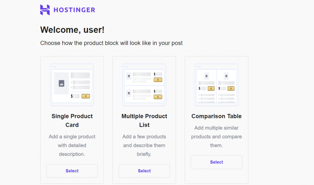 Hostinger Amazon Affiliate plugin product display settings