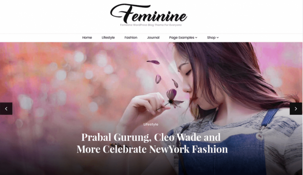 Blossom feminine theme